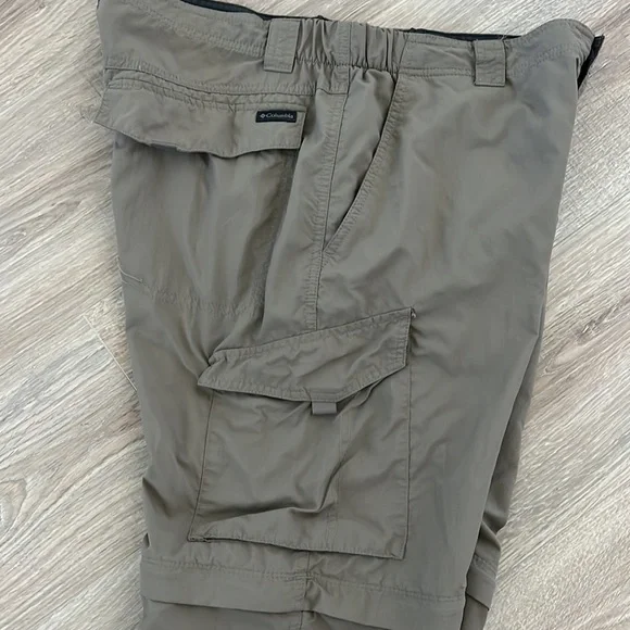 Columbia Omni-shade sun protection 36w 28l Zip Off legs shorts/pants - Picture 6 of 11
